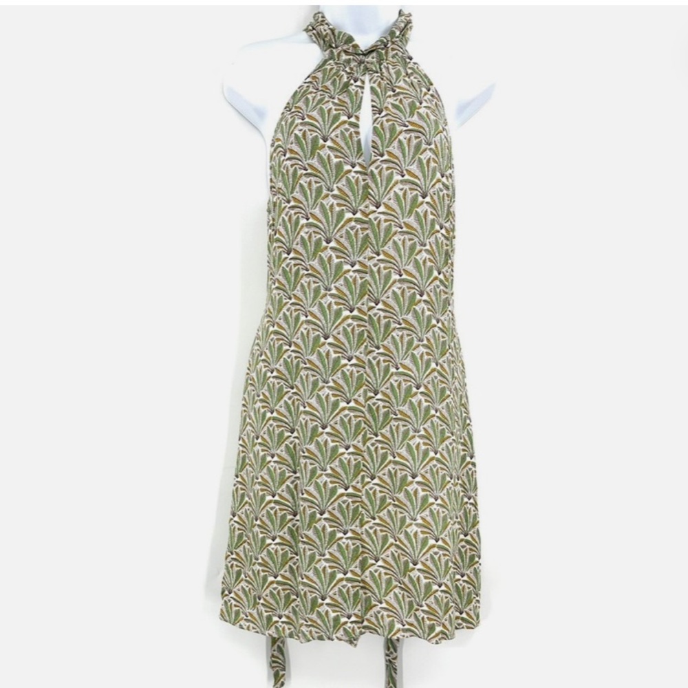 Anthropologie Maddie High Neck Romper Small